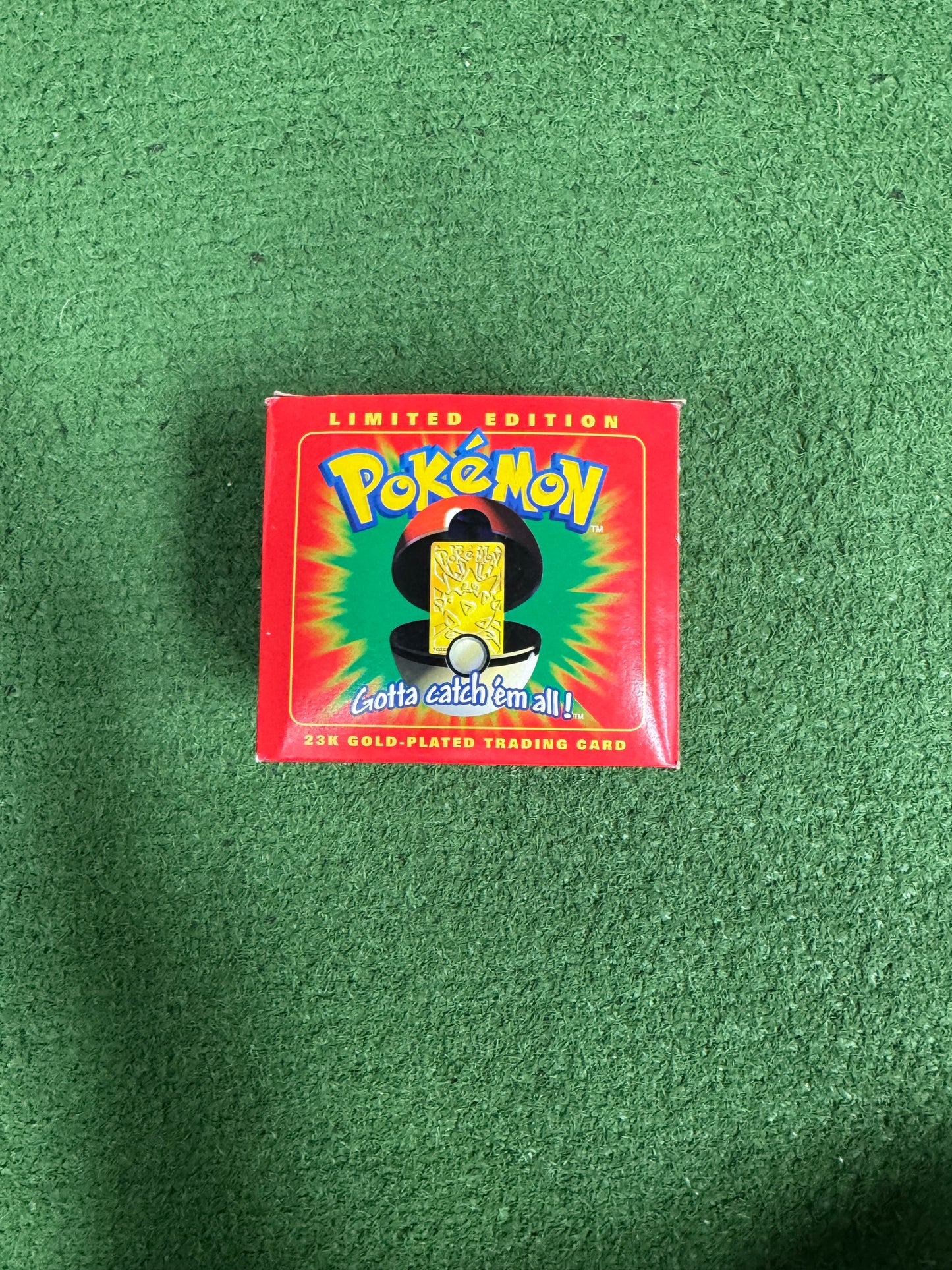 1999 Pokemon - 23k Gold Togepi LIMITED PRINT (SEALED)