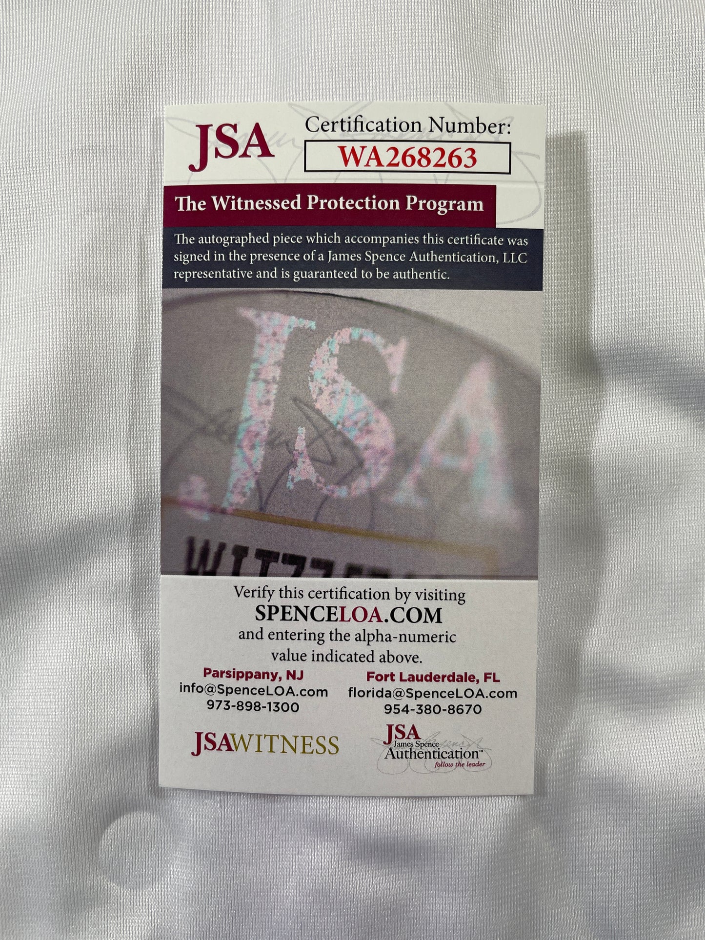 PAT MAHOMES SR. NEW YORK METS SIGNED JERSEY w/GO METS! XL JSA COA