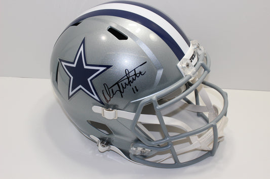 DANNY WHITE SIGNED DALLAS COWBOYS FULL SIZE HELMET ASU BAS COA