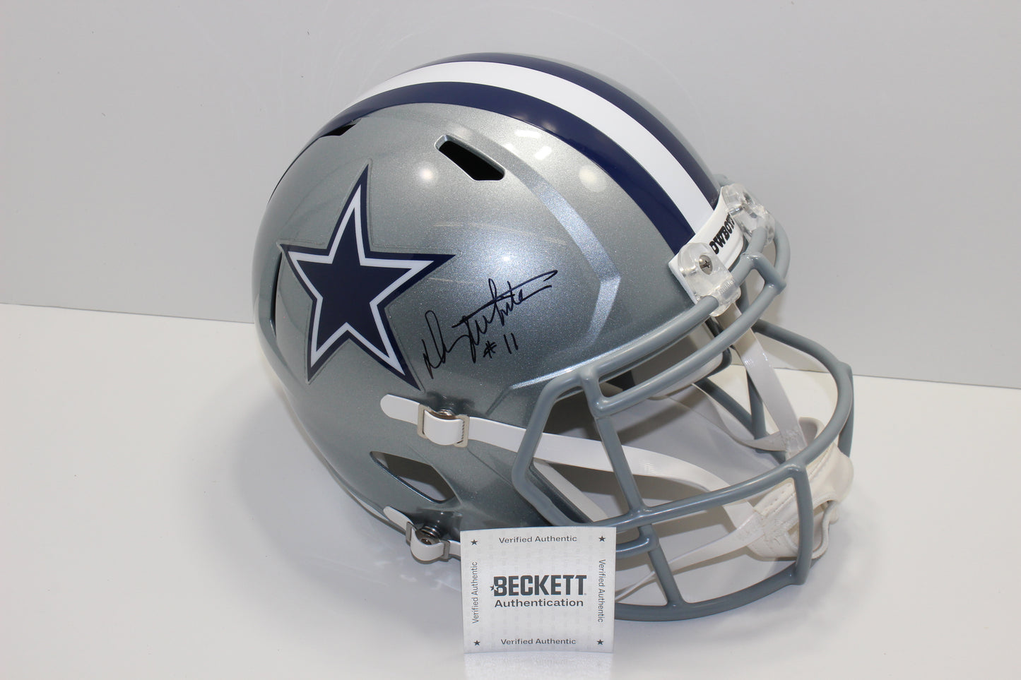 DANNY WHITE SIGNED DALLAS COWBOYS FULL SIZE HELMET ASU BAS COA