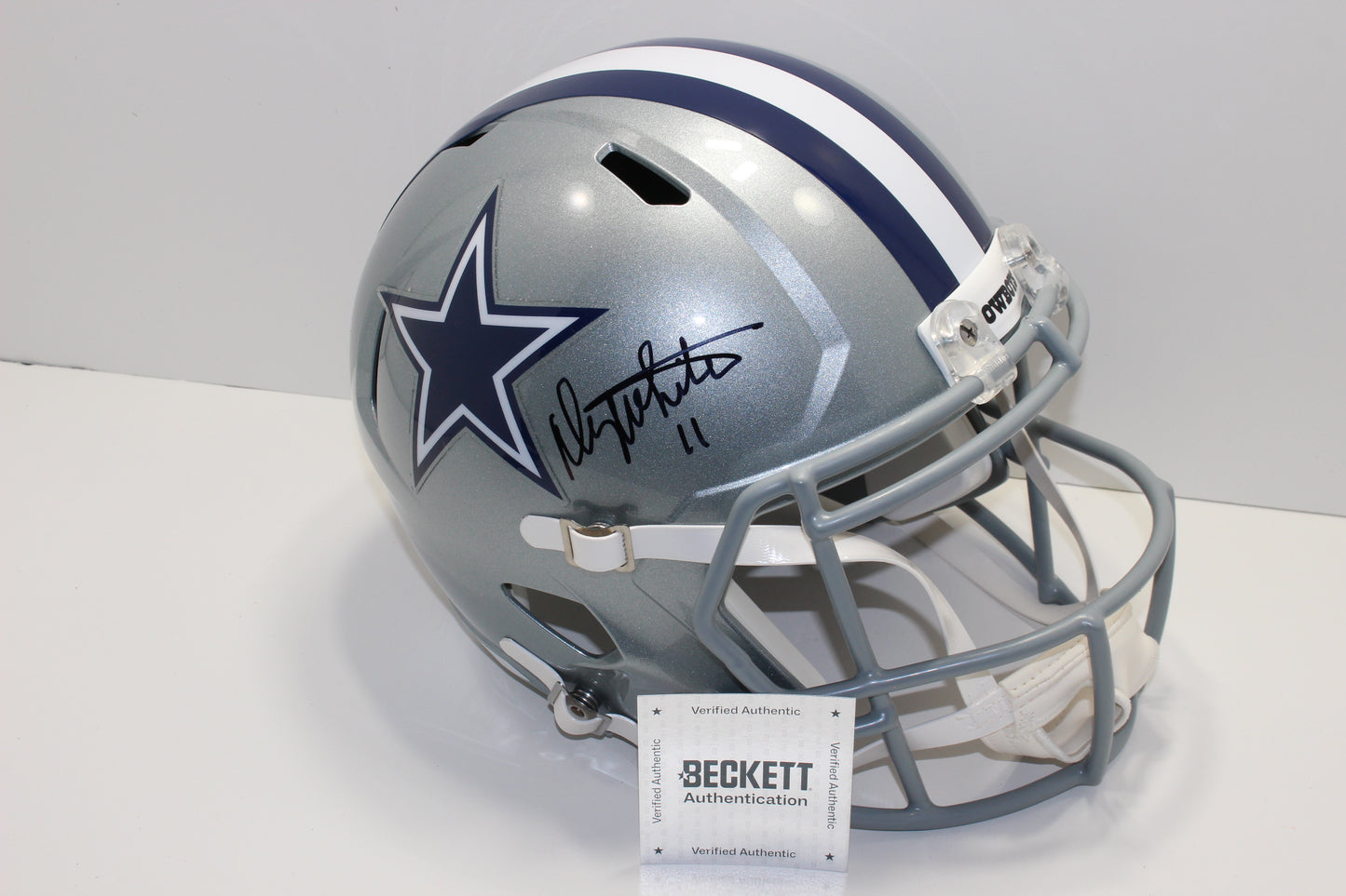 DANNY WHITE SIGNED DALLAS COWBOYS FULL SIZE HELMET ASU BAS COA