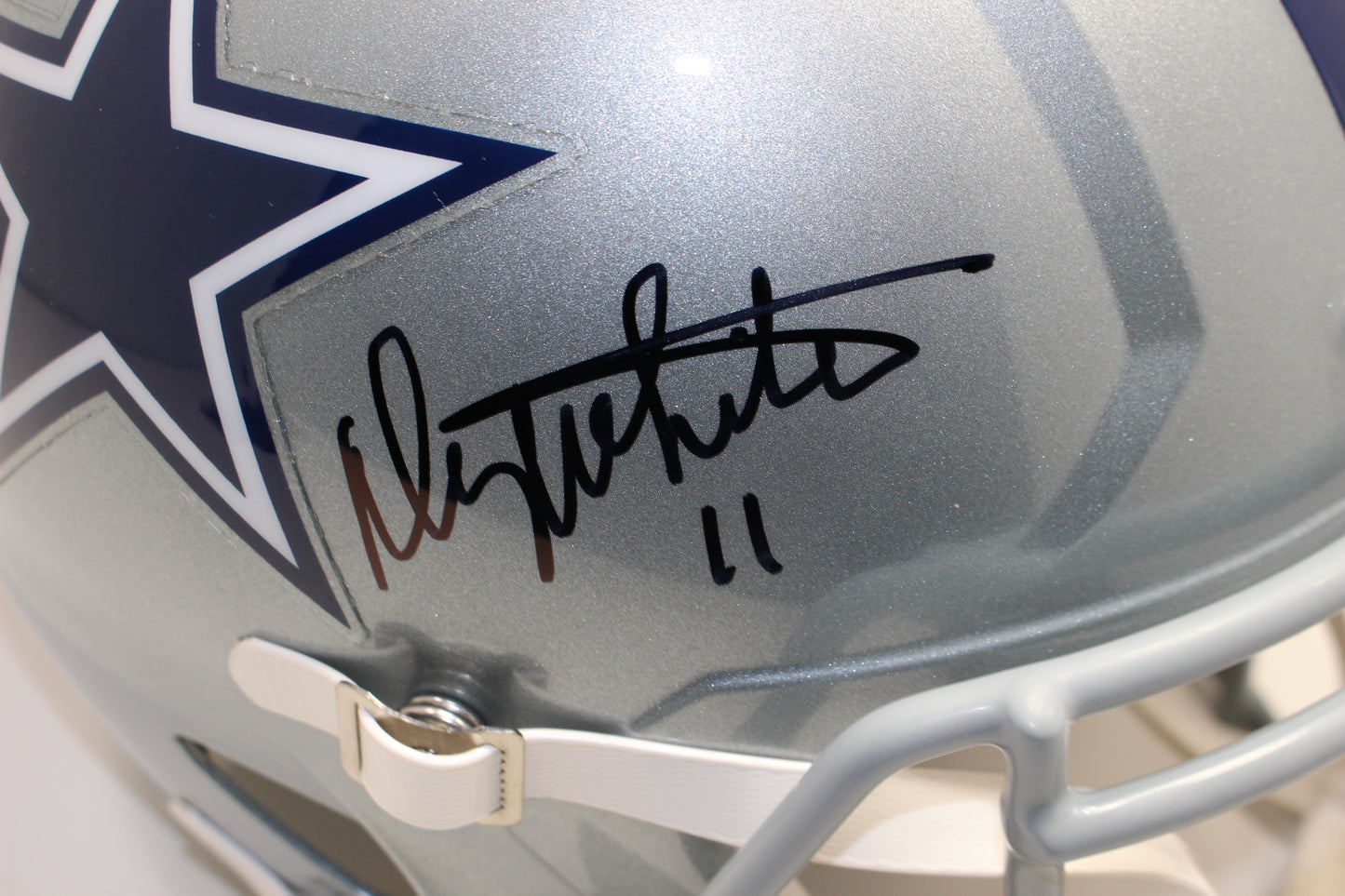 DANNY WHITE SIGNED DALLAS COWBOYS FULL SIZE HELMET ASU BAS COA