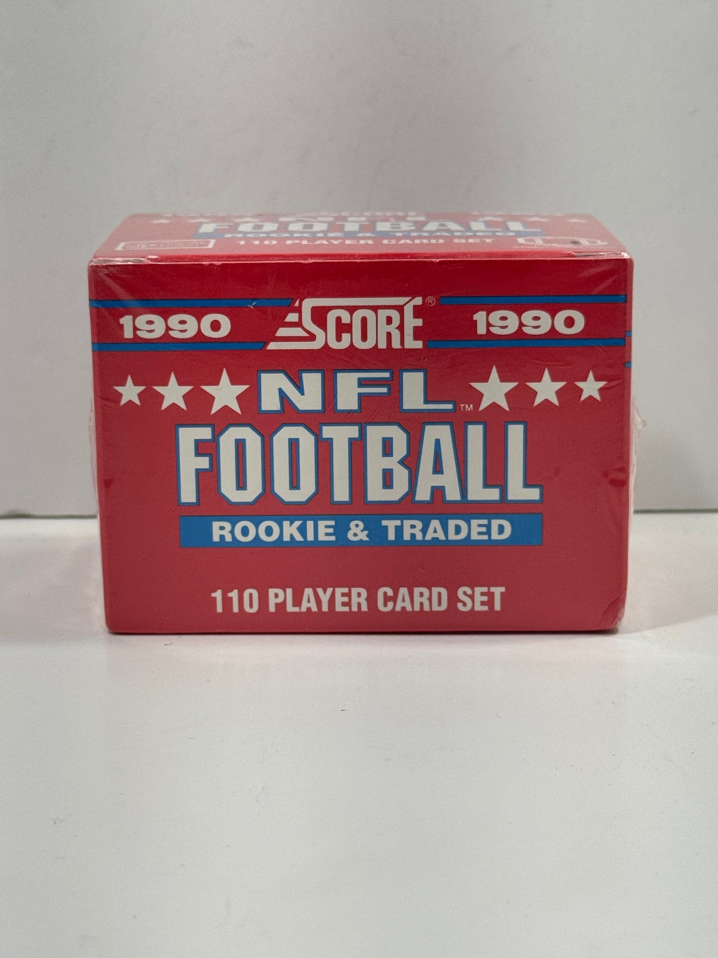 1990 Score Football Rookie & Traded 110-Player Card Set SEALED