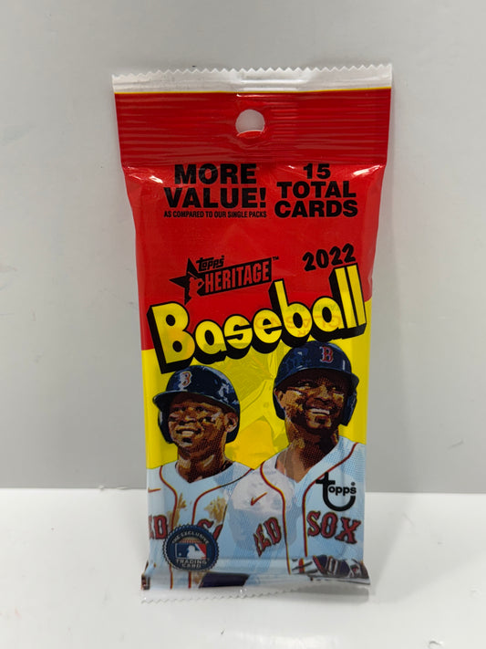 2022 Topps Heritage Baseball Value Pack (15 Cards)