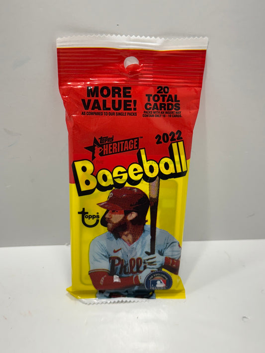 2022 Topps Heritage Baseball Value Pack (20 Cards)