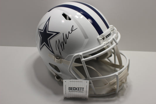 JAYDON BLUE SIGNED DALLAS COWBOYS ALT Full Size HELMET BAS