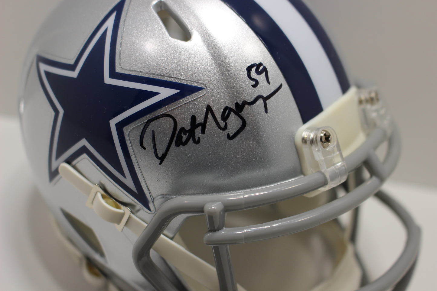DAT NGUYEN SIGNED DALLAS COWBOYS MINI HELMET Aggies BAS COA