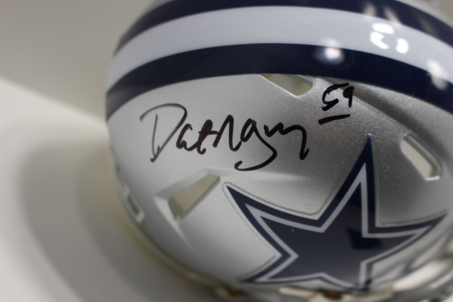 DAT NGUYEN SIGNED DALLAS COWBOYS MINI HELMET Aggies BAS COA