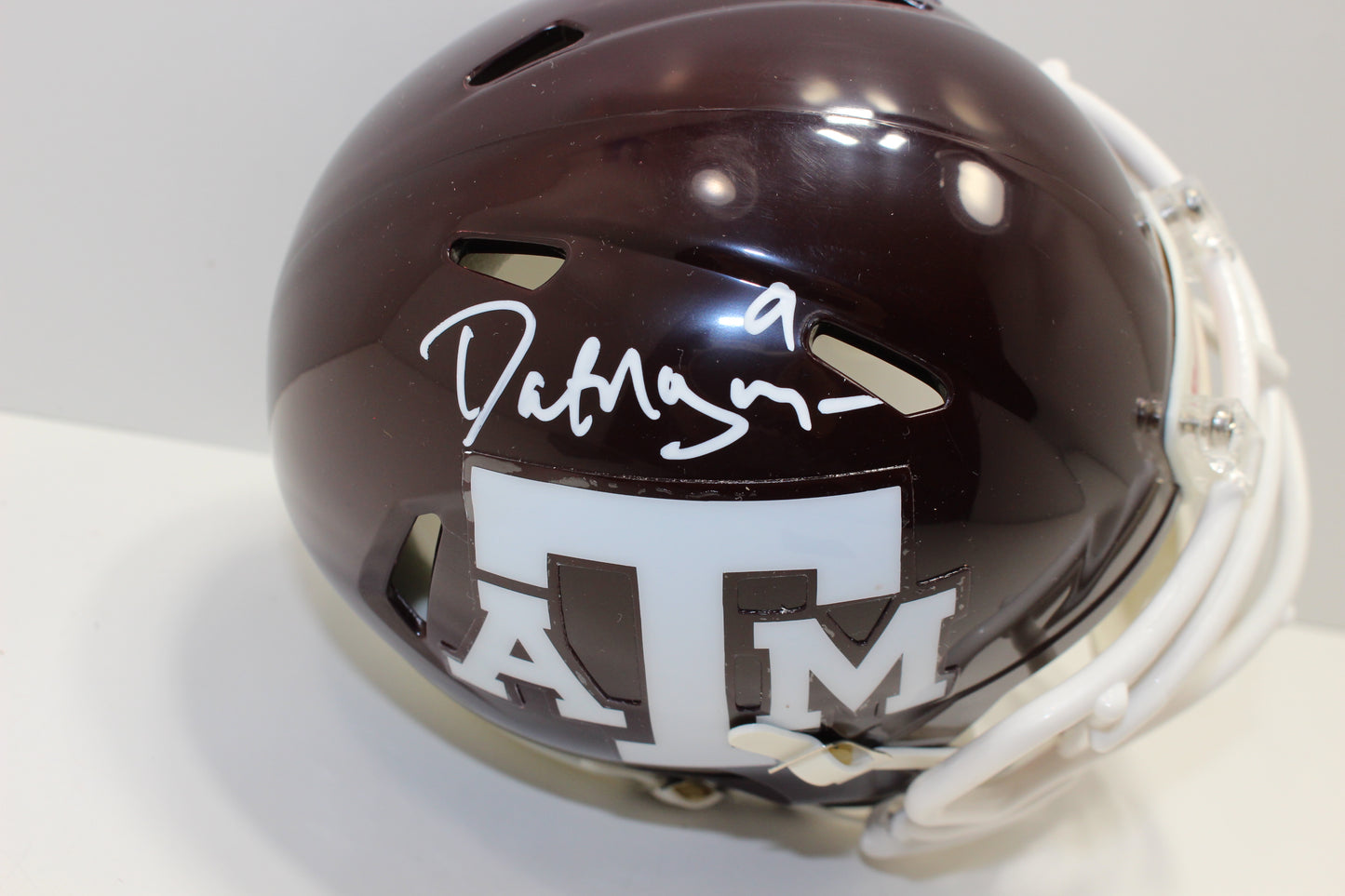 DAT NGUYEN SIGNED TEXAS A&M AGGIES SIGNED MINI HELMET Cowboys BAS