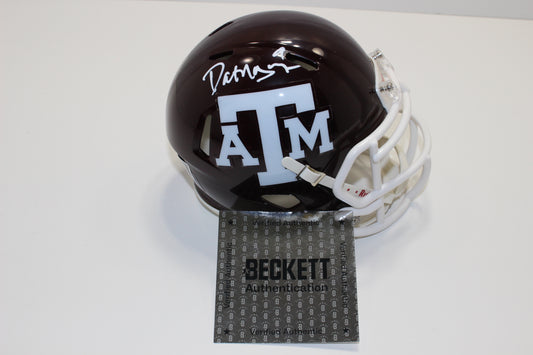 DAT NGUYEN SIGNED TEXAS A&M AGGIES SIGNED MINI HELMET Cowboys BAS