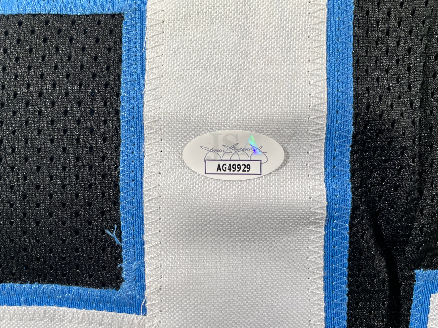 RAGHIB ROCKET ISMAIL CAROLINA PANTHERS SIGNED JERSEY Argonauts Cowboys JSA COA