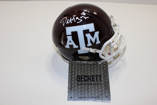 DAT NGUYEN SIGNED TEXAS A&M AGGIES SIGNED MINI HELMET Cowboys BAS