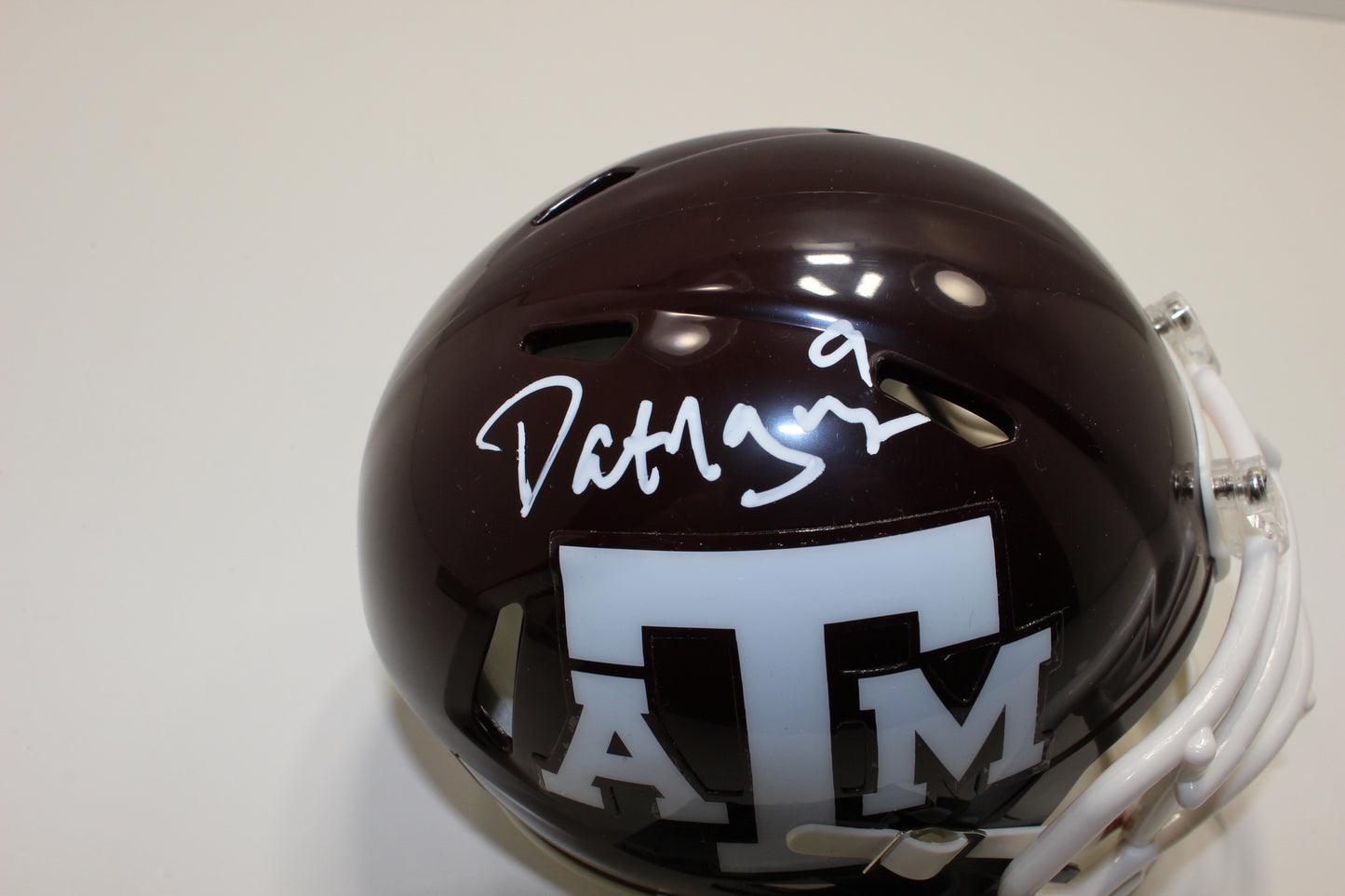 DAT NGUYEN SIGNED TEXAS A&M AGGIES SIGNED MINI HELMET Cowboys BAS