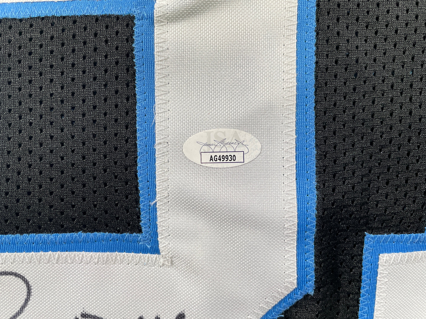 RAGHIB ROCKET ISMAIL CAROLINA PANTHERS SIGNED JERSEY Argonauts Cowboys JSA COA