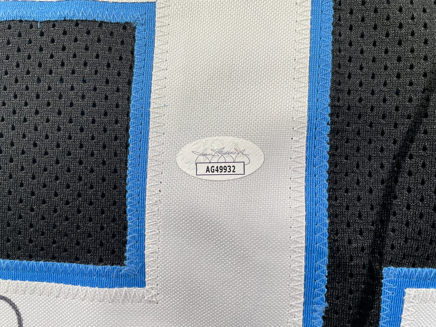 RAGHIB ROCKET ISMAIL CAROLINA PANTHERS SIGNED JERSEY Argonauts Cowboys JSA COA