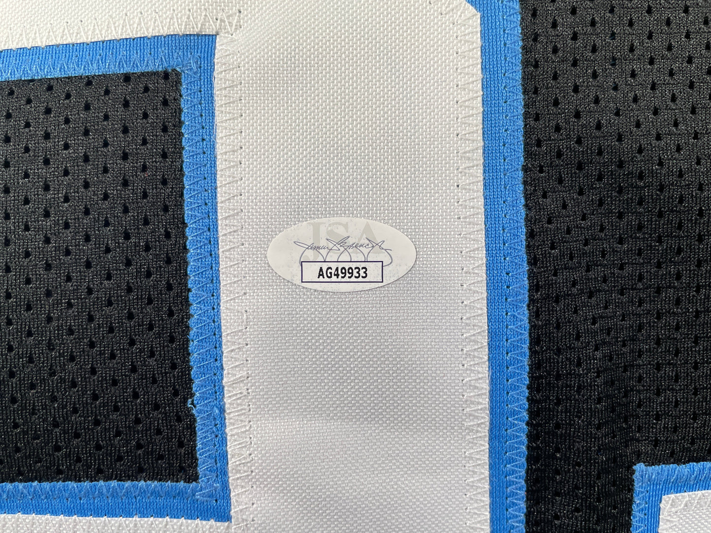 RAGHIB ROCKET ISMAIL CAROLINA PANTHERS SIGNED JERSEY Argonauts Cowboys JSA COA