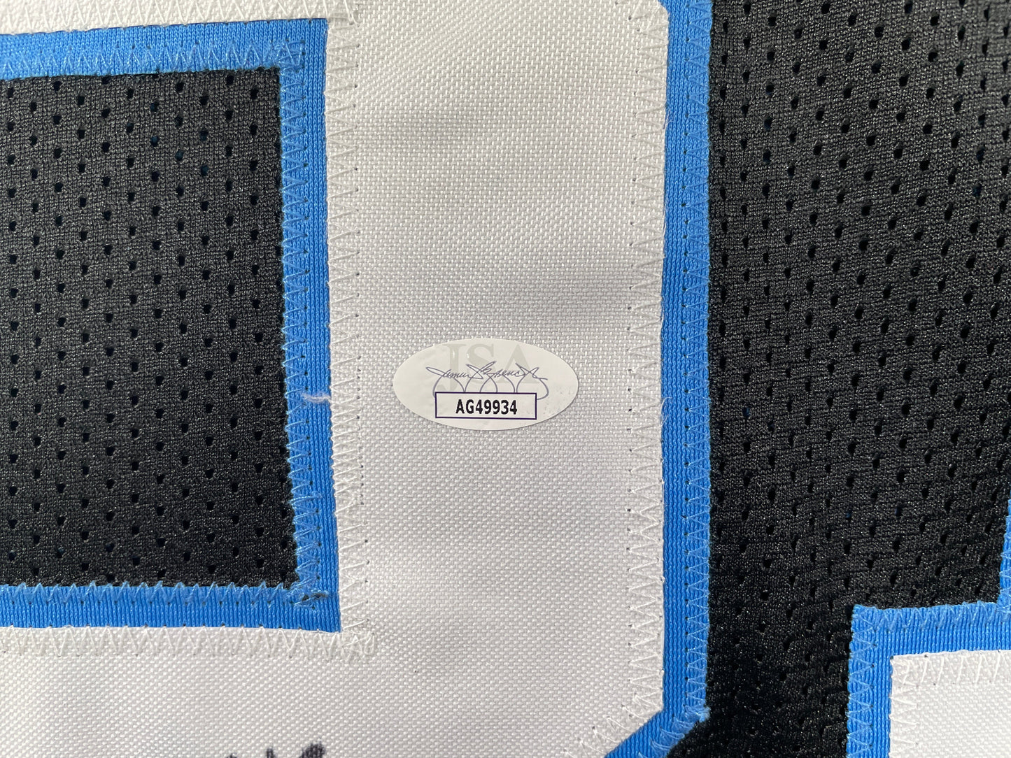 RAGHIB ROCKET ISMAIL CAROLINA PANTHERS SIGNED JERSEY Argonauts Cowboys JSA COA