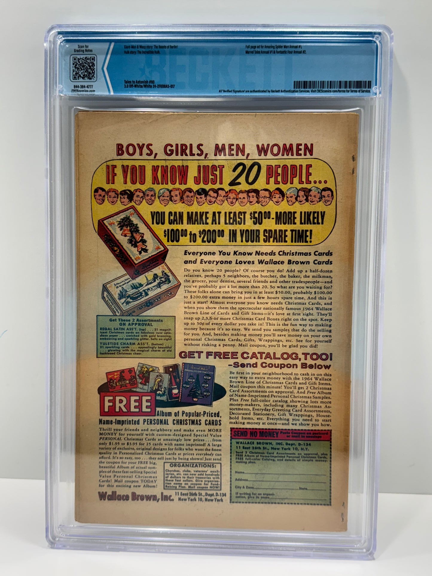 TALES TO ASTONISH #60 (1964) CBCS 3.0 Key Issue