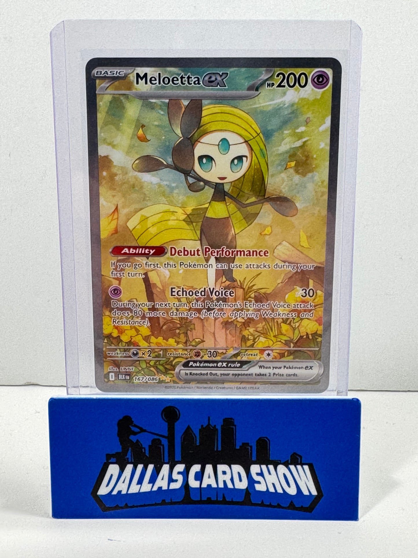 2025 Pokemon - Meloetta ex (SIR) - 167/086 Black Bolt