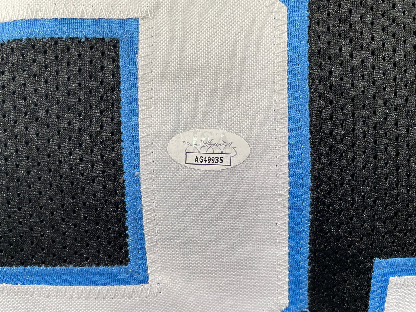 RAGHIB ROCKET ISMAIL CAROLINA PANTHERS SIGNED JERSEY Argonauts Cowboys JSA COA