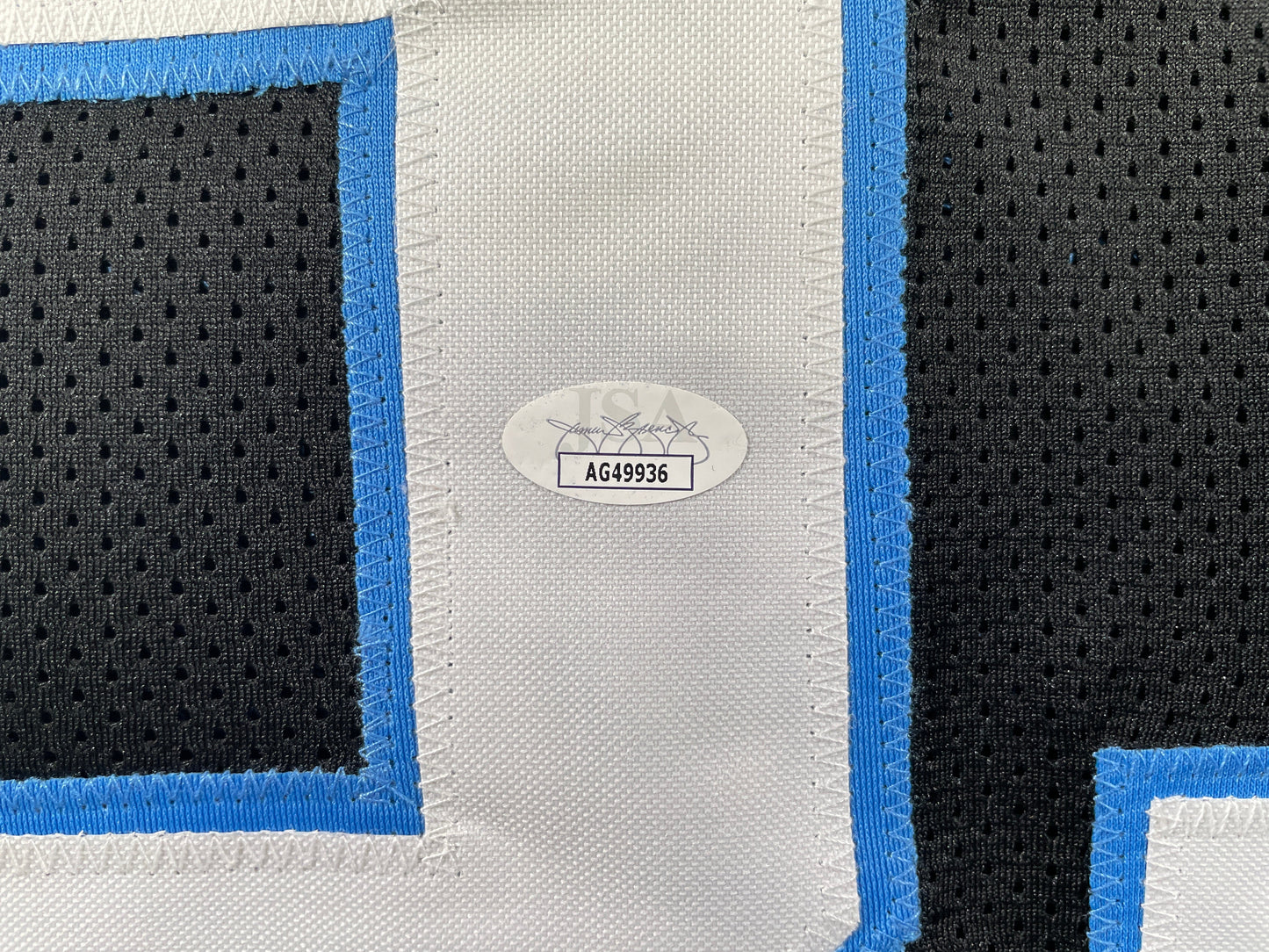 RAGHIB ROCKET ISMAIL CAROLINA PANTHERS SIGNED JERSEY Argonauts Cowboys JSA COA