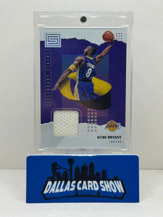 2018-19 Panini Status #LM-KB Kobe Bryant Legendary Status Relic (Game Used) Lakers