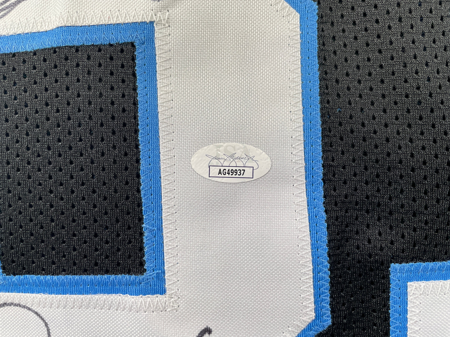 RAGHIB ROCKET ISMAIL CAROLINA PANTHERS SIGNED JERSEY Argonauts Cowboys JSA COA