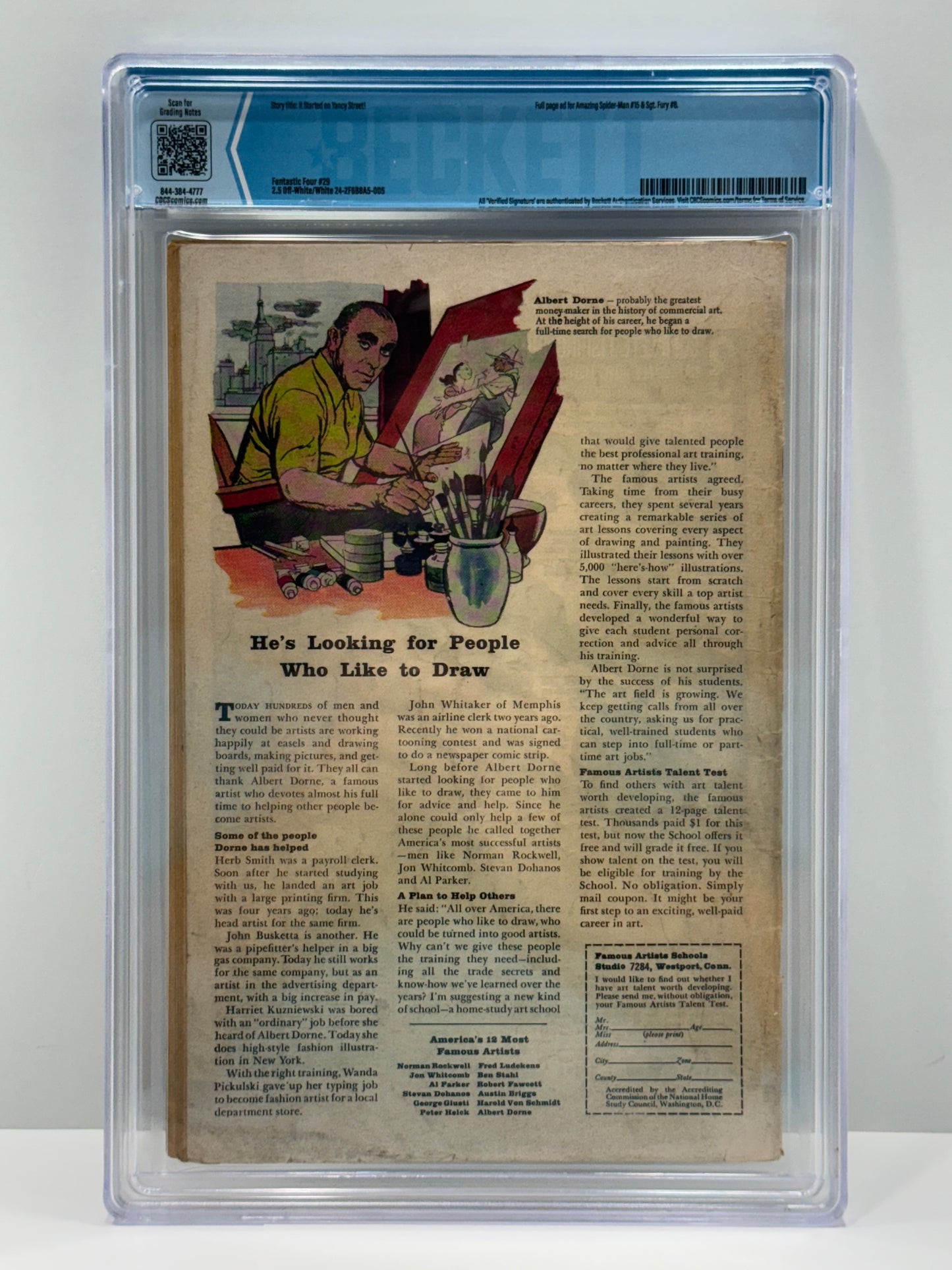 Fantastic Four #29 (Marvel Comics August 1964) Watchers And Red Ghost CBCS 2.5