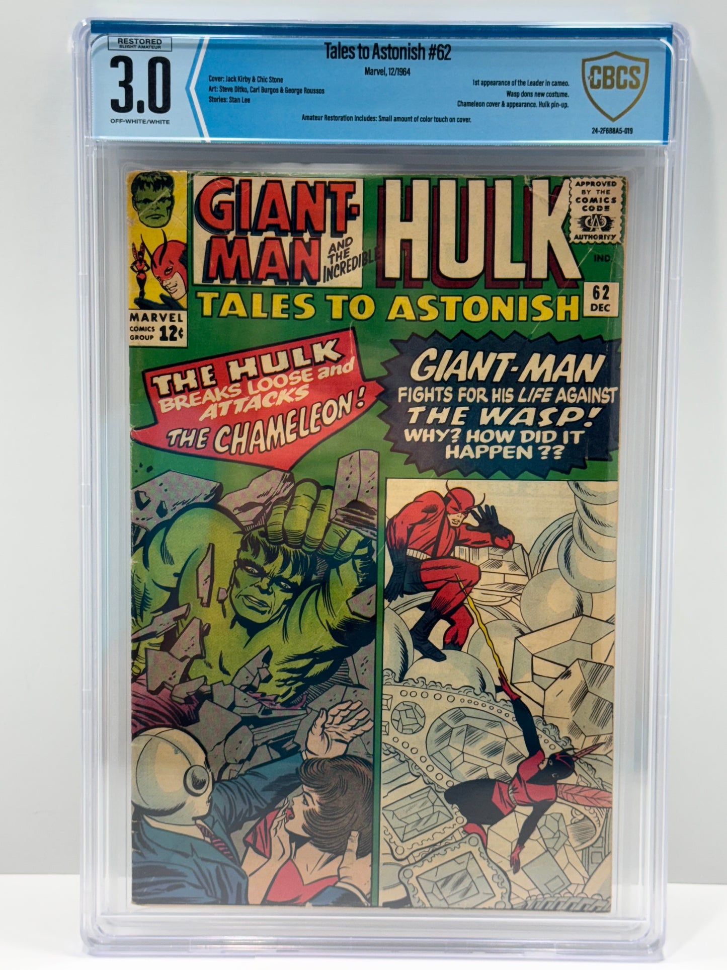 Tales to Astonish #62 (Marvel Comics, Dec 1964) 1st App Of the Leader - CBCS 3