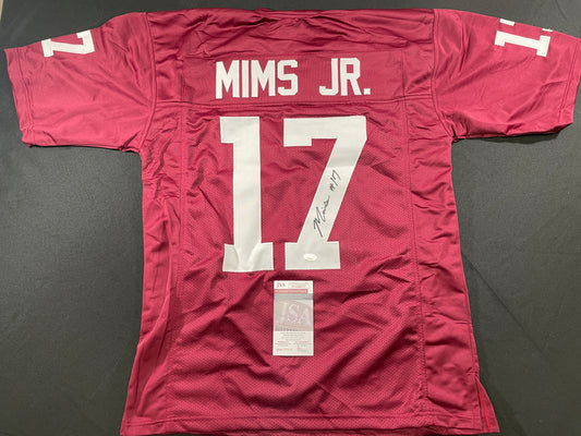 MARVIN MIMS Oklahoma OU Sooners SIGNED JERSEY DENVER BRONCOS XL JSA COA