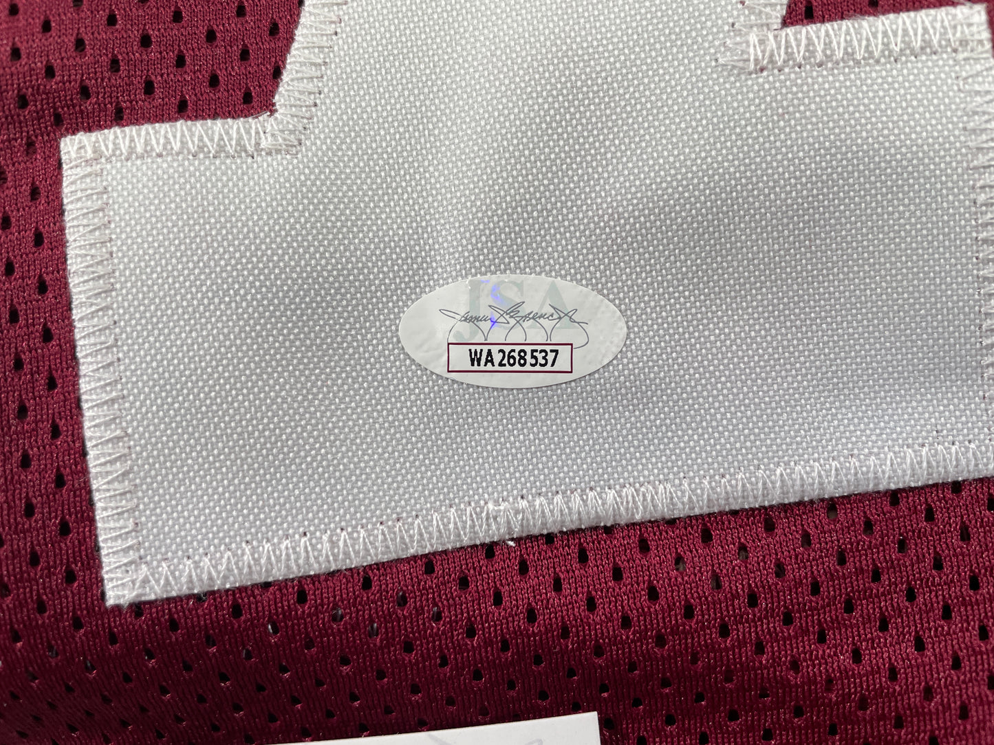 MARVIN MIMS Oklahoma OU Sooners SIGNED JERSEY DENVER BRONCOS XL JSA COA