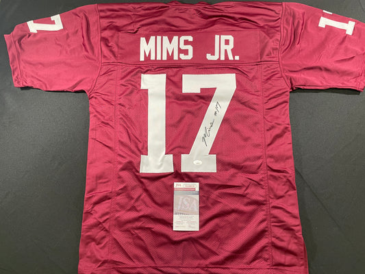 MARVIN MIMS Oklahoma OU Sooners SIGNED JERSEY DENVER BRONCOS XL JSA COA