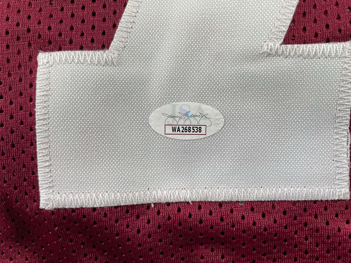 MARVIN MIMS Oklahoma OU Sooners SIGNED JERSEY DENVER BRONCOS XL JSA COA