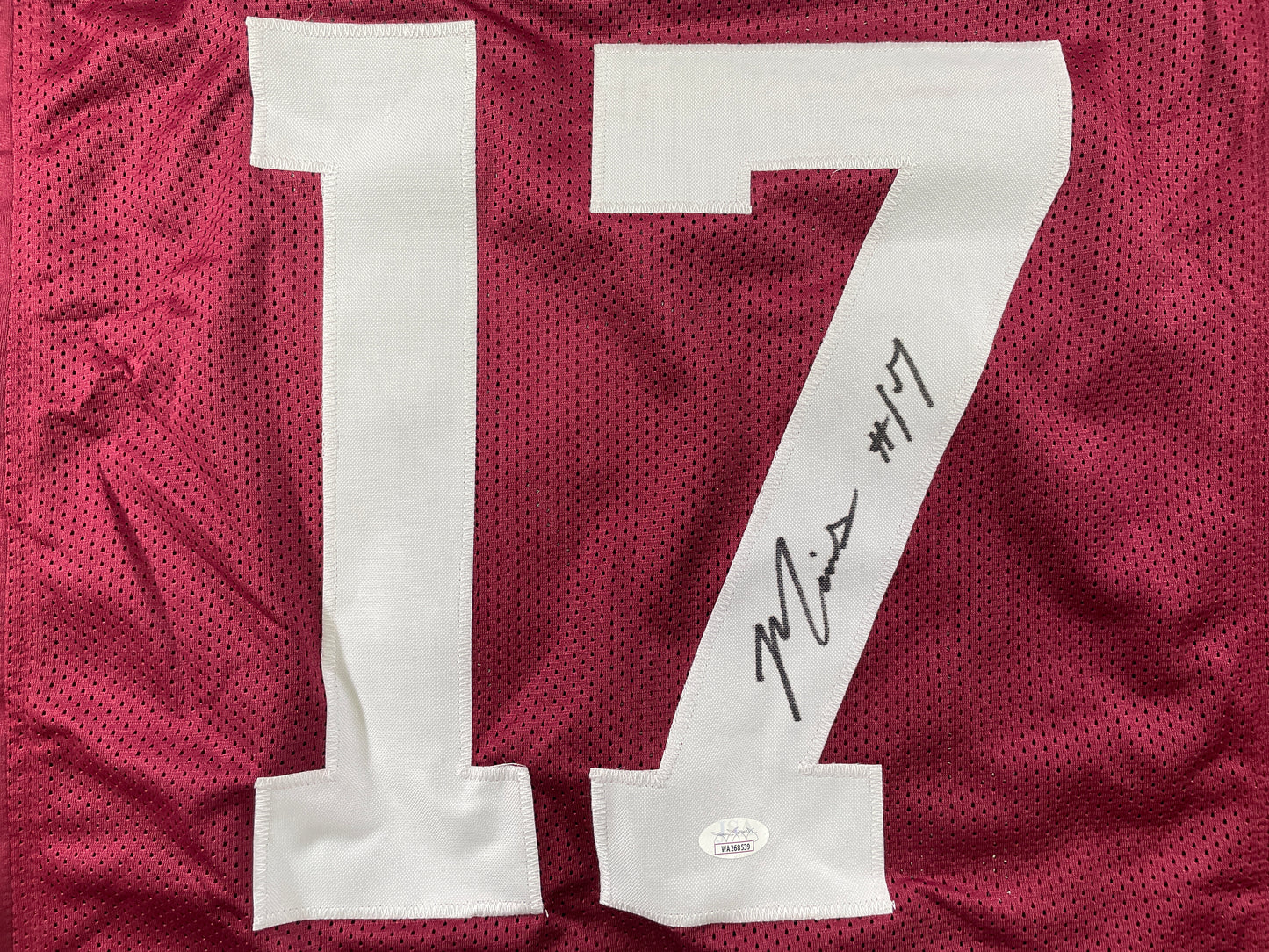 MARVIN MIMS Oklahoma OU Sooners SIGNED JERSEY DENVER BRONCOS XL JSA COA