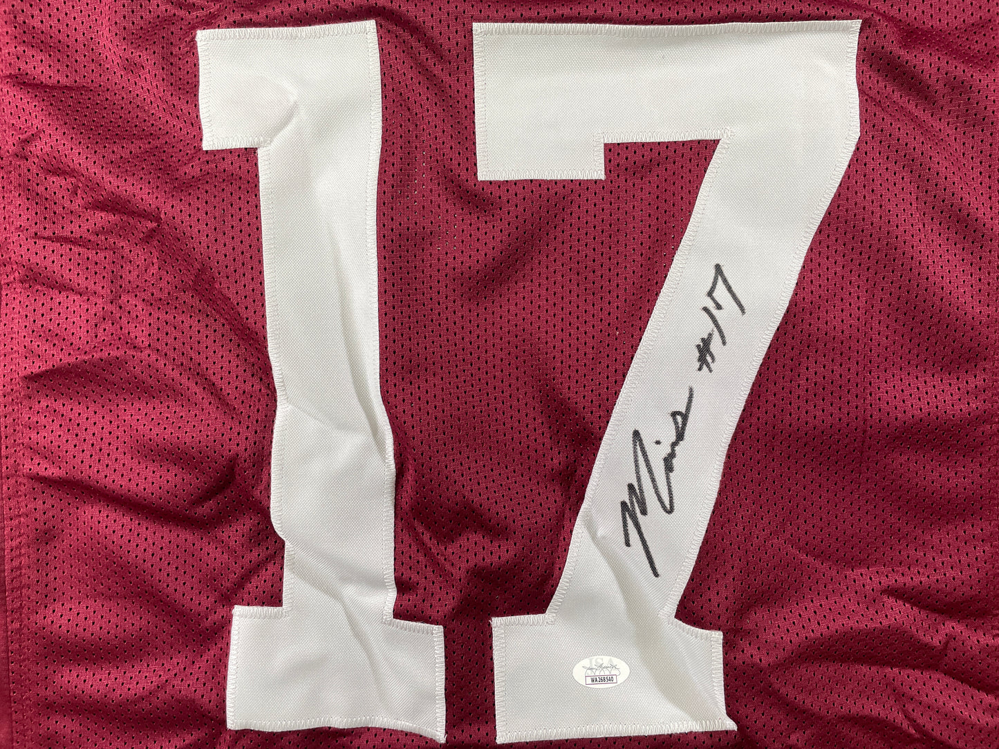 MARVIN MIMS Oklahoma OU Sooners SIGNED JERSEY DENVER BRONCOS XL JSA COA