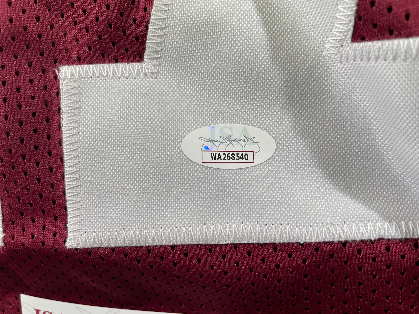 MARVIN MIMS Oklahoma OU Sooners SIGNED JERSEY DENVER BRONCOS XL JSA COA