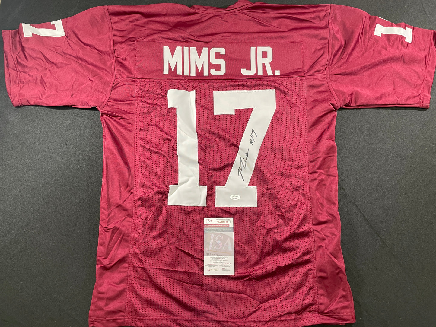 MARVIN MIMS Oklahoma OU Sooners SIGNED JERSEY DENVER BRONCOS XL JSA COA