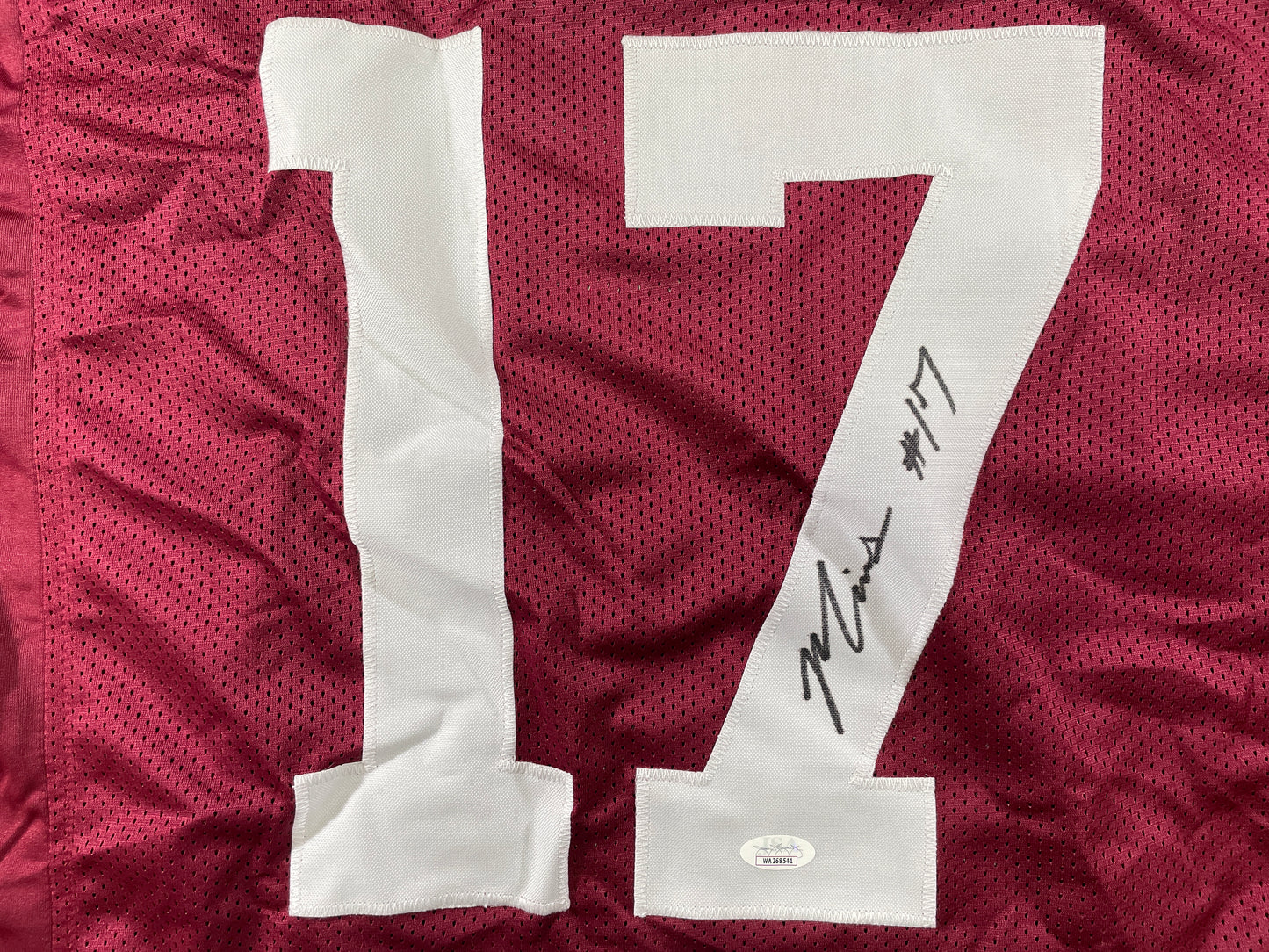 MARVIN MIMS Oklahoma OU Sooners SIGNED JERSEY DENVER BRONCOS XL JSA COA