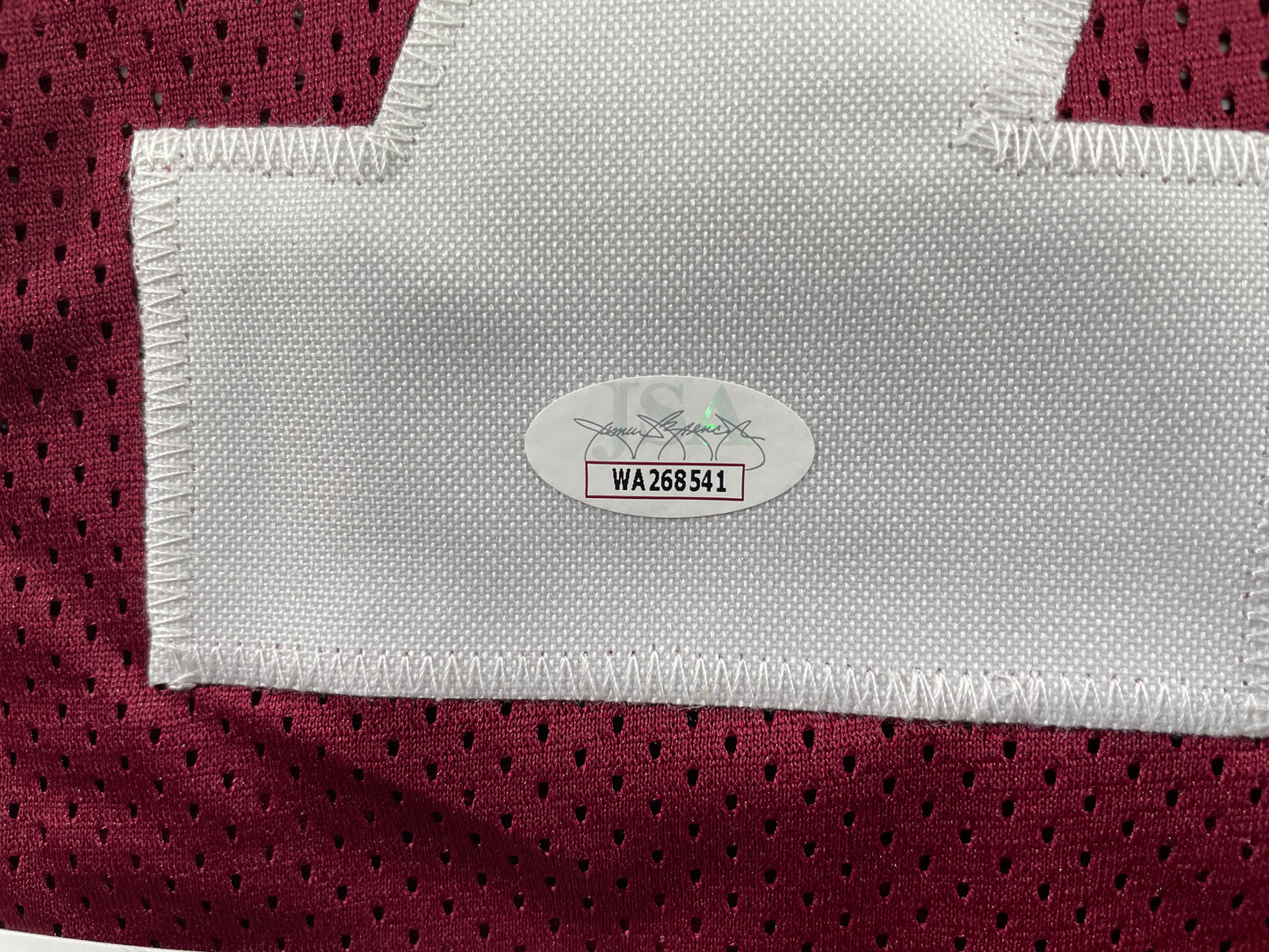 MARVIN MIMS Oklahoma OU Sooners SIGNED JERSEY DENVER BRONCOS XL JSA COA