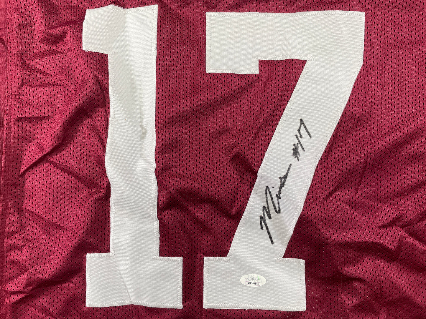 MARVIN MIMS Oklahoma OU Sooners SIGNED JERSEY DENVER BRONCOS XL JSA COA