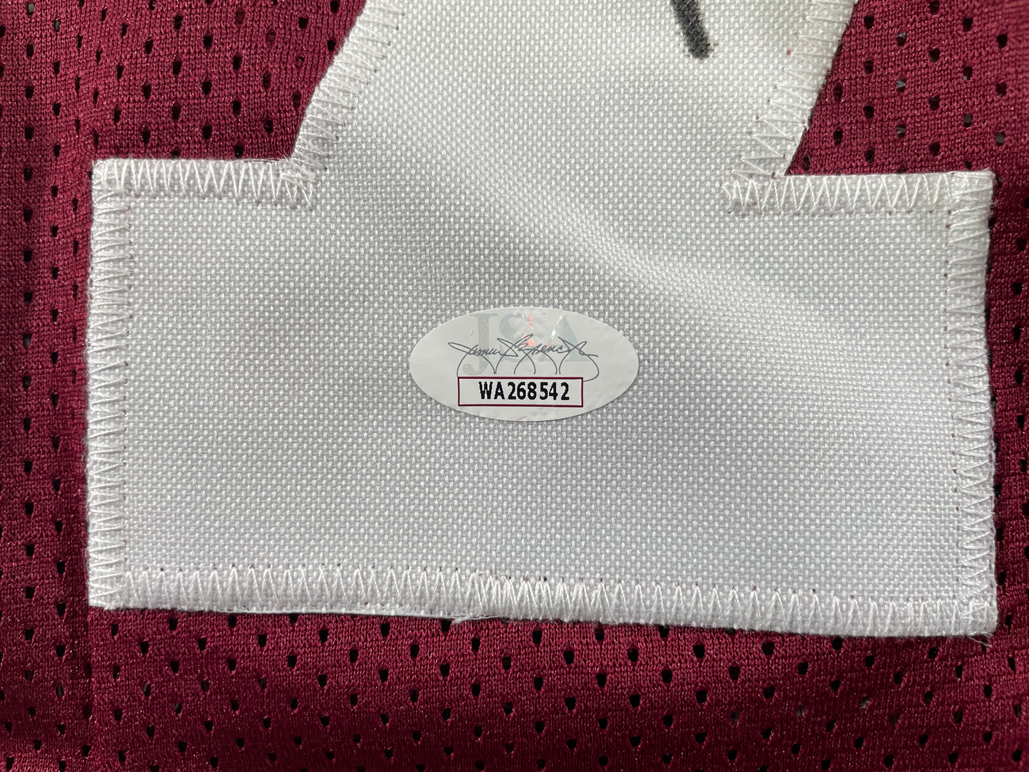 MARVIN MIMS Oklahoma OU Sooners SIGNED JERSEY DENVER BRONCOS XL JSA COA