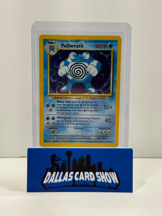 1999 Pokemon - Poliwrath (Holo) - 13/102 Base Set