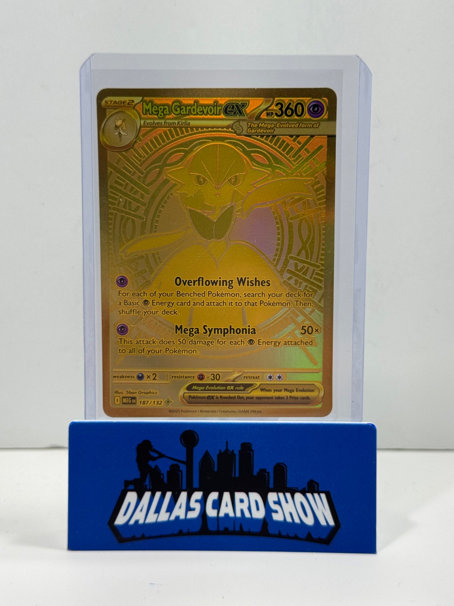 2025 Pokemon - Mega Gardevoir ex (Secret) - 187/132 Mega Evolution