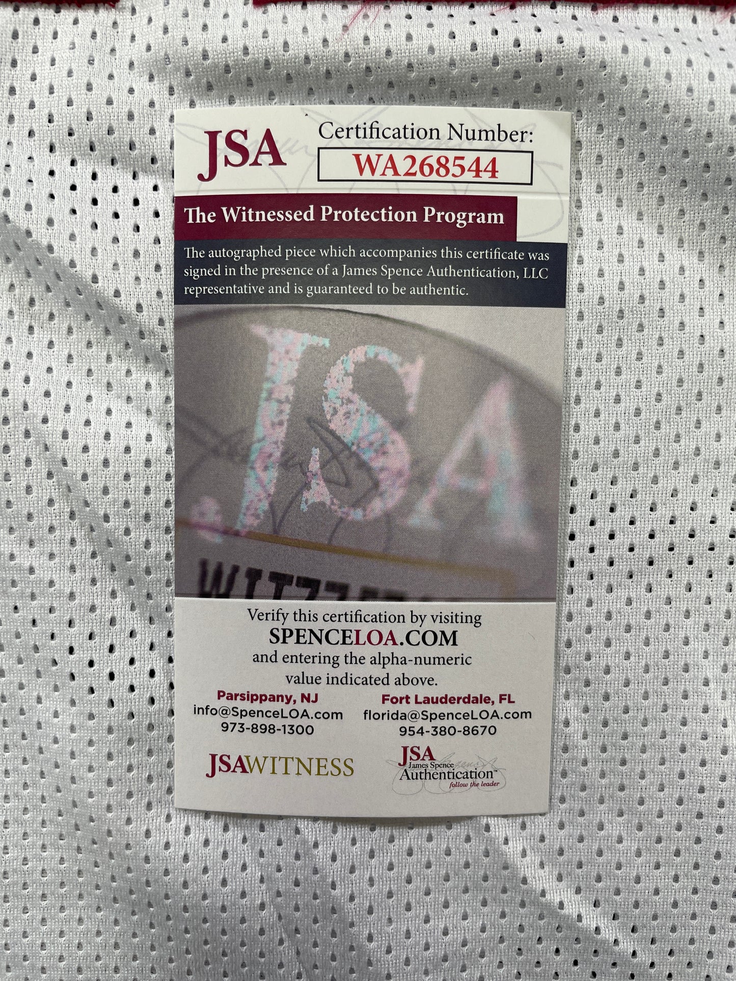 MARVIN MIMS Oklahoma OU Sooners WHITE SIGNED JERSEY DENVER BRONCOS XL JSA