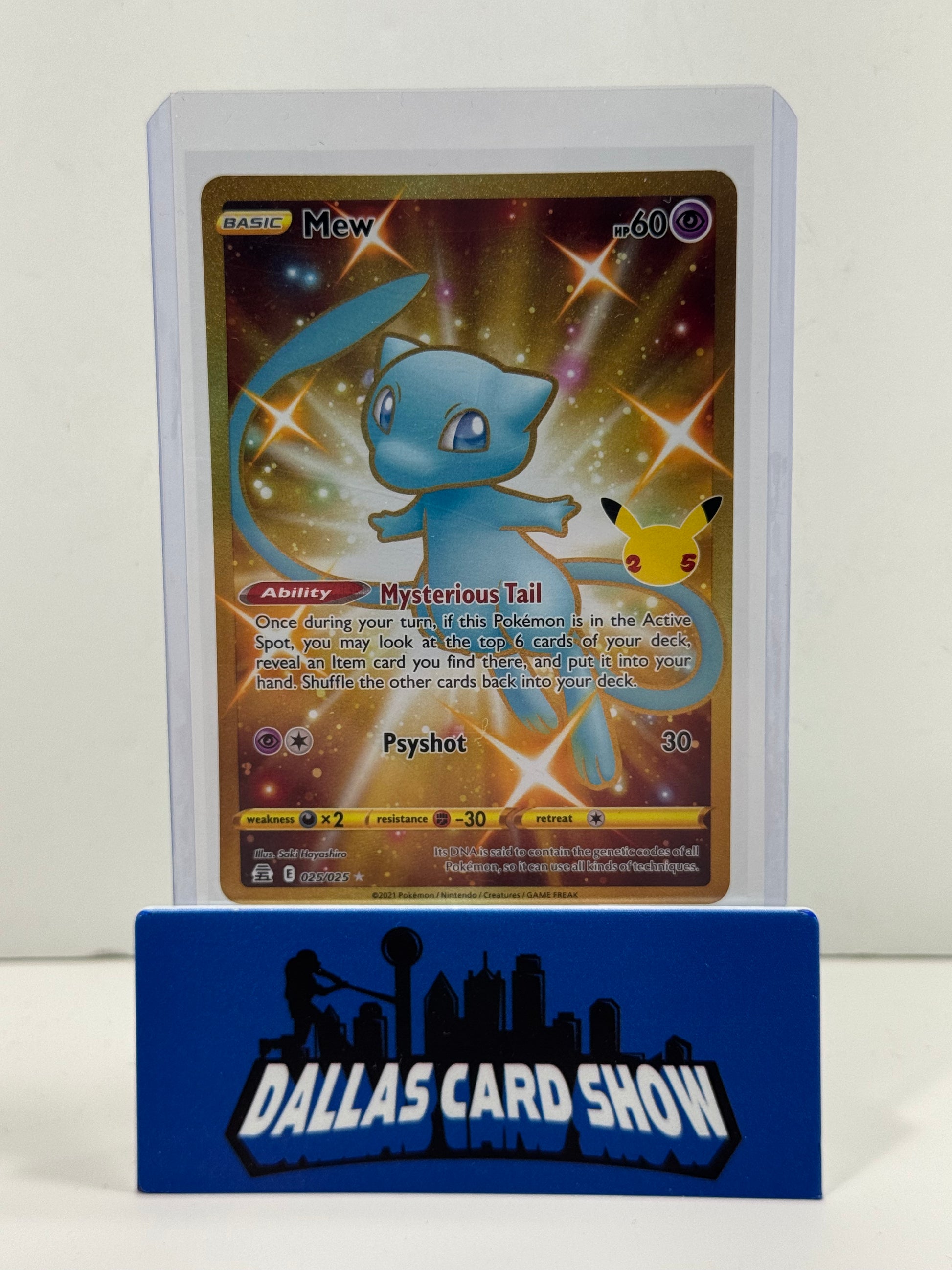 2021 Pokemon - Mew (Secret) - 025/025 Celebrations – Dallas Card Show