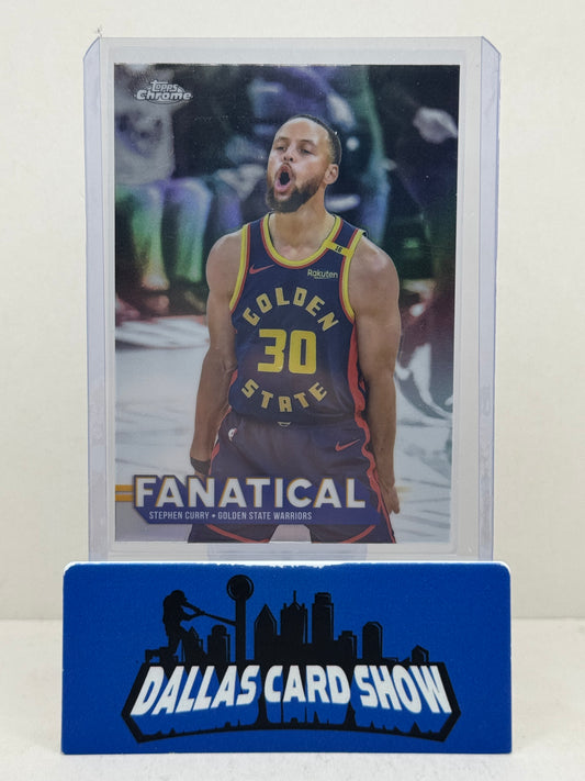 2025-26 Topps Chrome Stephen Curry Fanatical Case Hit FAN-14 Golden State Warriors