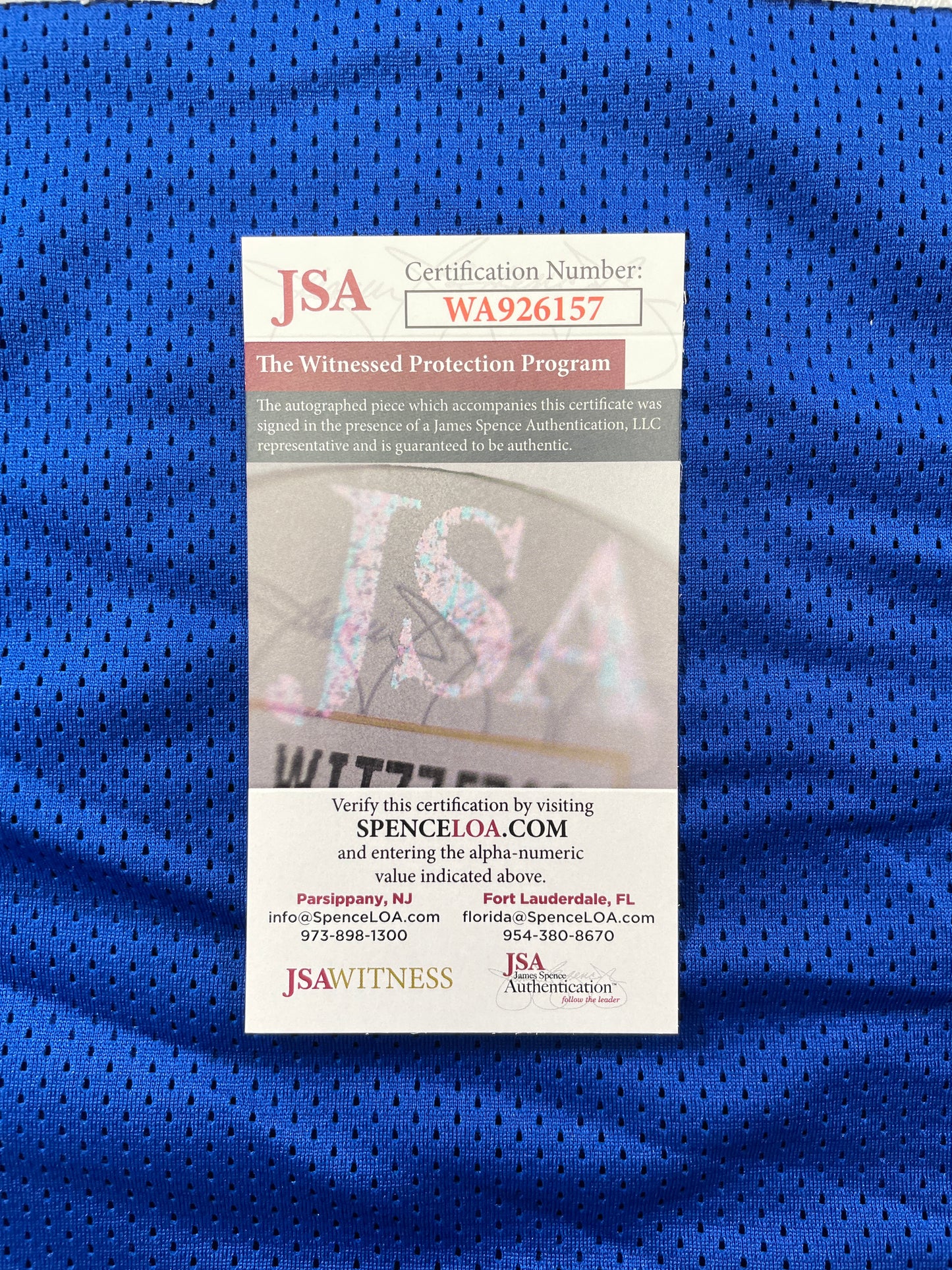 LARRY COLE DALLAS COWBOYS SIGNED BLUE JERSEY w/SB VI & XII Champs XL JSA COA