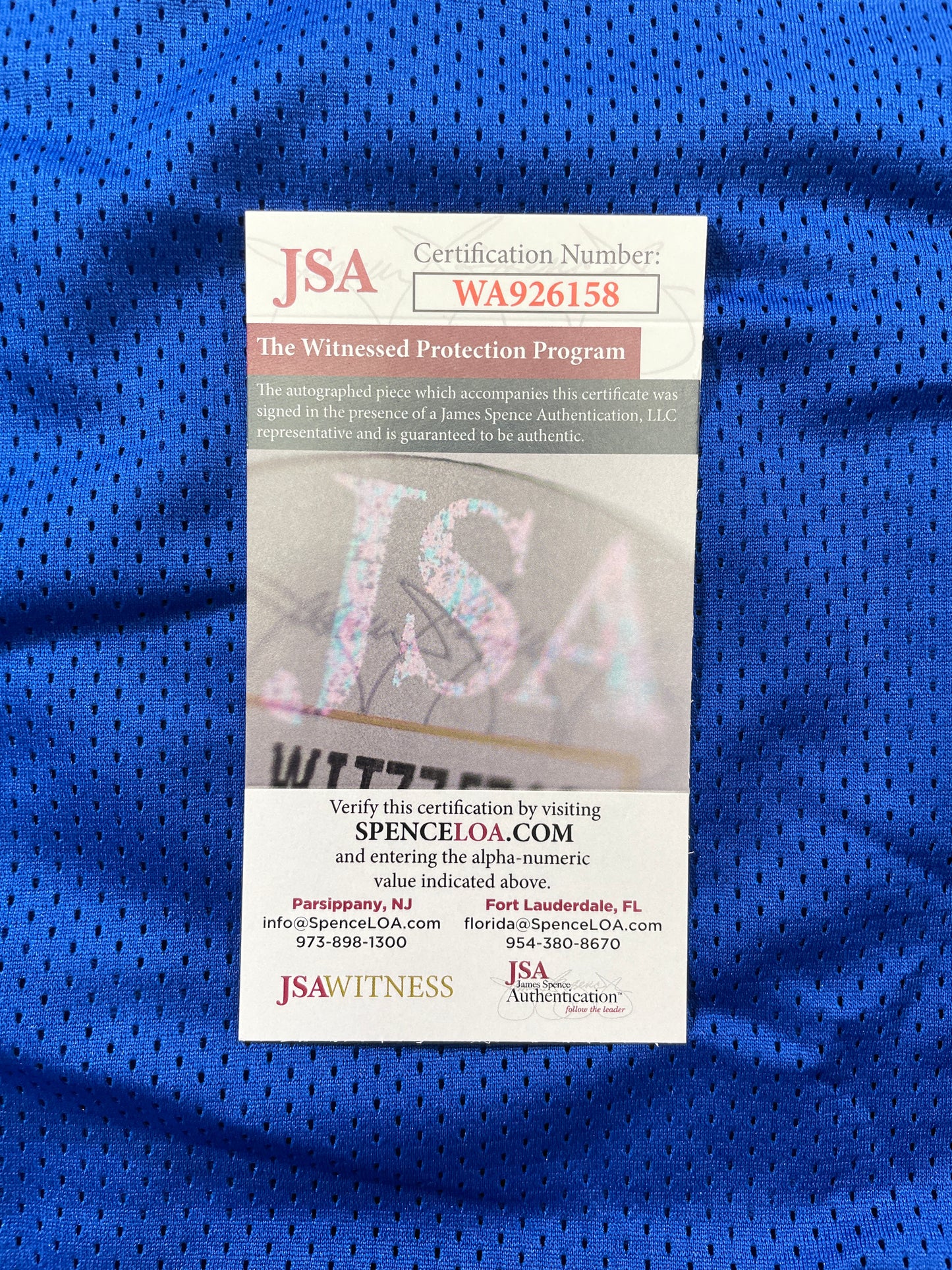 LARRY COLE DALLAS COWBOYS SIGNED BLUE JERSEY w/SB VI & XII Champs XL JSA COA