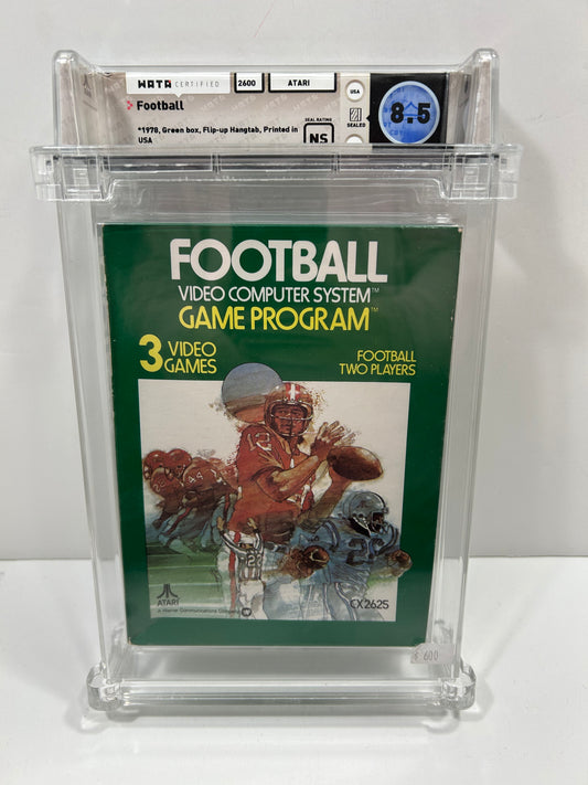 ATARI 2600 FOOTBALL FACTORY SEALED WATA 8.5 NS ATARI 1978