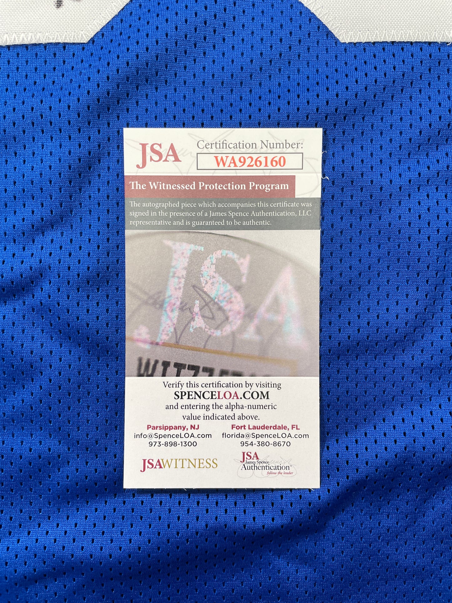 LARRY COLE DALLAS COWBOYS SIGNED BLUE JERSEY w/SB VI & XII Champs XL JSA COA